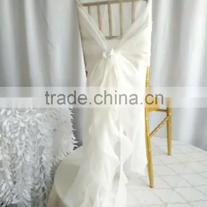 Wedding Chair Cover and Chiffon Sash thumbnail-1