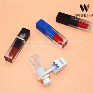 LP003 Empty Cosmetic Liquid Lip Gloss Tube Container Lipstick Screen Printing Square Hot Stamping Screw thumbnail-3