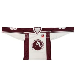 Ice Hockey Wear Ice Hockey Uniform Ice Hockey Uniformfootball Uniform Custom Ice Hockey Jersey Custom Made Blue Blank Ice Hockey Jersey thumbnail-1