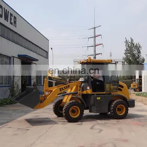 1.2ton 0.55bucket Capacity 4L68 Engine ZL12F New Cabin Front Loader With Shovel Wheeled Loading Shovel thumbnail-5