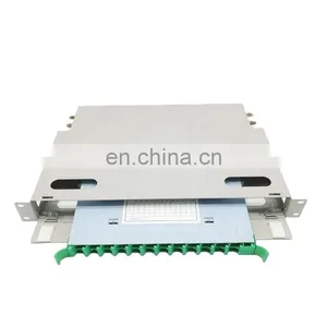 Best Selling 12 24 48 Port Drawer/Rack Mount Type 1u 2u ODF Optical Fiber Optic Distribution Frame thumbnail-1