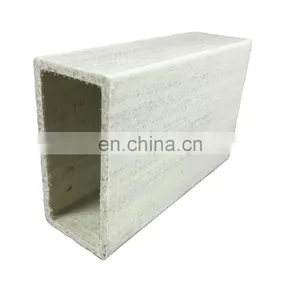 Durable FRP Pultruded Profile Anti Corrosion FRP Rectangle Tube thumbnail-1