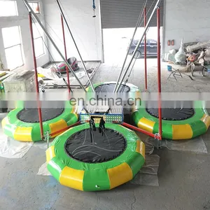 Commercial Fair Rides Kids Carnival Games Euro Bungee Trampoline for Sale thumbnail-5