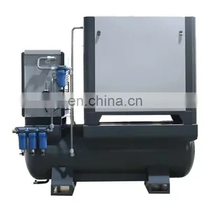 Bison China 7.5Kw 10Hp 15Kw 22Hp Direct Diven Single Phase Aircompresor Rotary Screw Air Compressor thumbnail-2
