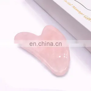 Heart Shaped Pink Quartz Gua Sha thumbnail-3