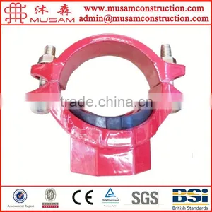 UL FM CE Approval Ductile Iron Grooved Pipe Fitting and Couplings Threaded/grooved/U BOLT Mechanical Tee Grooved Threaded Outlet thumbnail-3