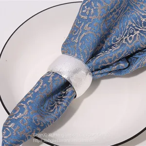 Metal Round Luxury Gold Napkin Rings For Wedding and Dinner Table Party thumbnail-3