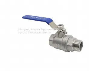2 Slice Internal and External Thread Ball Valve thumbnail-1