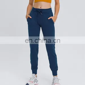 1 Pcs MOQ Custom Logo New Arrival Super Good Quality Women Workout Running Gym Yoga Training Jogger Pants thumbnail-1