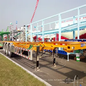 Export Container Semi-trailer Skeleton Semi-trailer 40 Foot Semi-trailer thumbnail-1