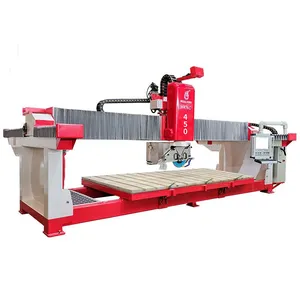 CNC 5 Axis Commercial Bridge Cutter Granite Marble Stone Cutting Machine thumbnail-1