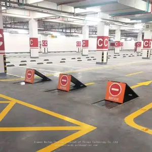UPARK High Quality Customized Shallow Buried Car Park Diversion Barricade Anti-collision Embedded Parking Lot Space Lock thumbnail-2