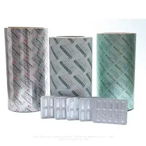 Printed Half Hard Foil Pharmaceutical Blister Medicinal Packaging thumbnail-2