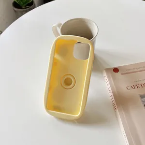 Cartoon Cute Puppy Retractable Bracket Silicone Shockproof Protective Phone Cover Case For IPhone 11 12 13 14 15 Pro Max thumbnail-4