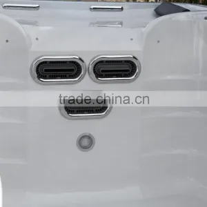 High Quality Hot Sale Balboa Control System Freestanding Acrylic Large Whirlpool Outdoor Swimming Pool Massage Used Swim Spa thumbnail-4