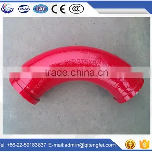 Concrete Pump Parts, Schwing DN125*90D Fitting Bend Pipe thumbnail-1