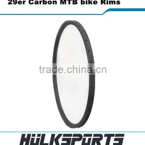 Cheap 29er Mtb Carbon Rims Wheels Tubeless 30mm Width Mountain Bike Carbon Rims 3K/UD Hookless 29 Carbon Rim thumbnail-2