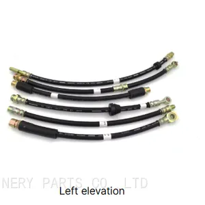 DOT Certified SAE J1401 FMVSS106 Standard OEM Automotive Brake System Custom Length Front & Rear Brake Clutch Hydraulic Flex Line Hose CAR Replacement thumbnail-1