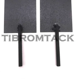 Titanium Anodes With M8 Screws 2PCS, MMO Ruthenium-Iridium Coated Titanium Anode Plates thumbnail-5