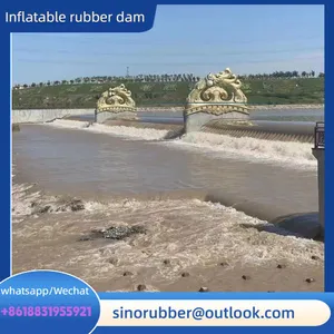Inflatable Water-filled Landscape Rubber Dam Manufacturer, Flood Control and Risk-resistant River-blocking Rubber Dam thumbnail-3