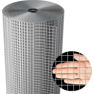 Factory Galvanized Iron Wire Mesh Roll Square Hole Welded Steel Chicken Cage Mesh With PVC Coating thumbnail-4