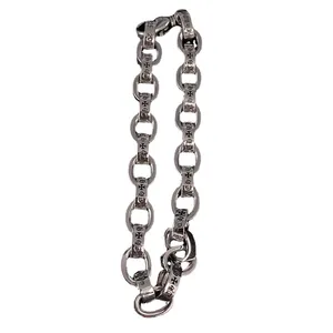 Factory Price High Quality S925 Sterling Silver New Six-Character Mantra Bracelet Men Women Retro Trend Jewelry Gift thumbnail-5