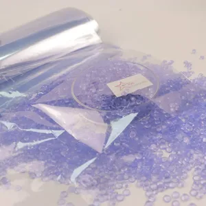 Red Transparent Crystal PVC Compound Granules Modified PVC for Weekly Graveyard Granules Modified PVC for Weekly thumbnail-4