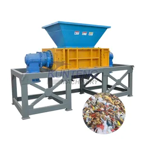 Solid Waste Shredder Shoe Factory Packaging Factory Corner Material Shredder Crusher Leather Waste Shredder EPC thumbnail-1