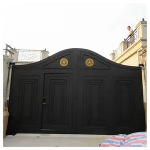 China Wrought Iron Gate Aluminum Gate Driveway Gate For Sale thumbnail-3