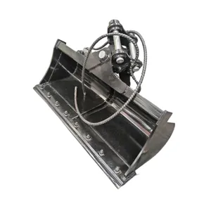 Wholesale Excavator Tilt Bucket 3 Ton Hydraulic Angle Ditching Bucket OEM Custom Factory CE ISO thumbnail-1