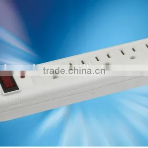 Guangzhou Factory ul Approvals 5 Outlet Power Strip/ Individual Switch thumbnail-2