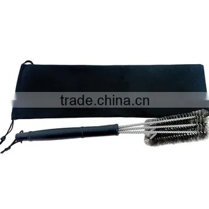 LatestTop Rank 18' Stainless Steel Wire BBQ Grill Brush Barbecue Grill Brush With Long Handle Cleaning Brush thumbnail-4