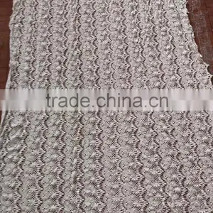 Wholesale Lace Garment Accessory Embroidery Cotton Full Lace Water Soluble Lace Fabric thumbnail-6