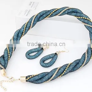 Cheap Wholesale Fashion Bridal Charming Crystal Jewelry Set thumbnail-6