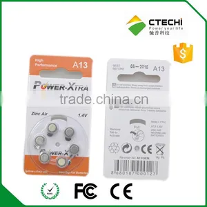 Hearing Aid Battery A312 A10 A675 A13 1.4V Coin Cell thumbnail-3