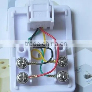 Single Port Rj11White Surface Mount Box,surface Mounting Rj11 Box thumbnail-1