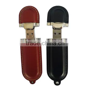 OEM Factory With Custom Logo Leather Usb Flash Drive thumbnail-1