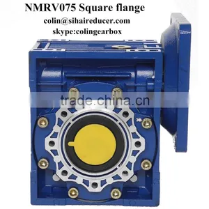 NMRV 075 Power Transmission Square Flange Gearbox Electric dc Motor thumbnail-3