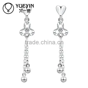 2015 Fashion Style With Diamond Sliver Plated Earrings thumbnail-1