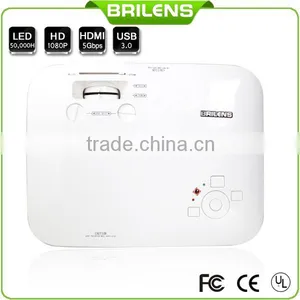 Brilens TL1920 Vicky 3 LED 3 LCD 1920 X 1080 WQXGA 3000 Lumens Digital Full HD LED Projector 1080P thumbnail-5