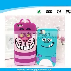 Tiger Animal Silicone Case for 4G/5G/S3/S4/S5/NOTE2/NOTE3/ 6G/6GPLUS Etc thumbnail-4