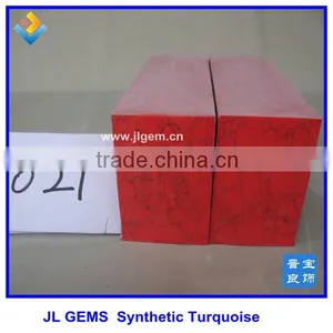 Factory Price Synthetic Turquoise Bricks Rough For Gemstone Jewelry thumbnail-4