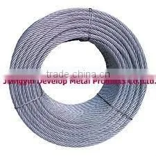 Hot Dipped Galvanized Steel Wire Rope 4x25Fi+FC,4x31SW+FC,6x19W+IWS,6x19S+IWS thumbnail-1