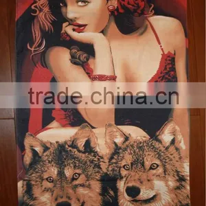 Hot Sexy Girls Photos Beach Towel thumbnail-1