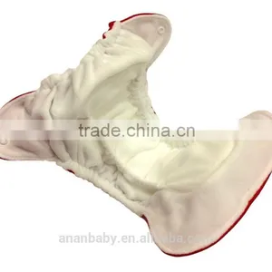 Double Gussets Soft Breathable Newborn AIO Babies Cloth Diaper Quality Choice thumbnail-1
