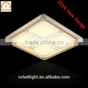 2016 New Design Square Led Ceiling Lights Flush Mounted Fixture Lights for Living Room Bed Room 30WX2 thumbnail-1