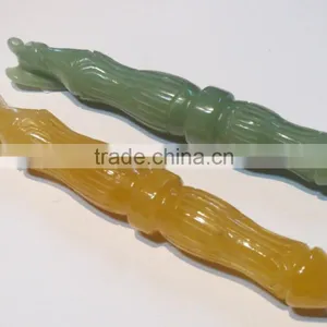 Angel Jade Carved Healing Wands thumbnail-2