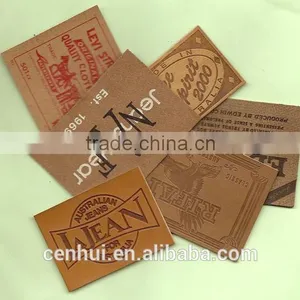 2016 New Fashion High Quality Custom Embossed Leather Patch Quality Choice thumbnail-4