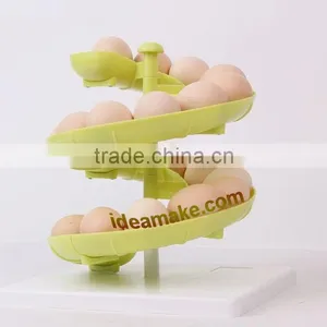Plastic Kitchen Rack of Smart Design Great for Eggs and Fruits thumbnail-1