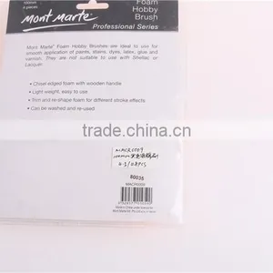 4PCS High Quality Plastic Handle Sponge Brush thumbnail-4